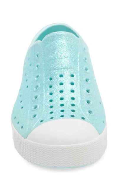 Native Shoes Jefferson Bling Glitter Slip-on Sneaker In Blue