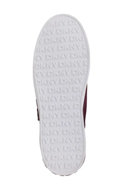 Dkny Women's Mallory Lace-up Sneakers In Burgundy