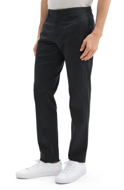 Theory Zaine Hanson Stretch Cotton Blend Pants In Black