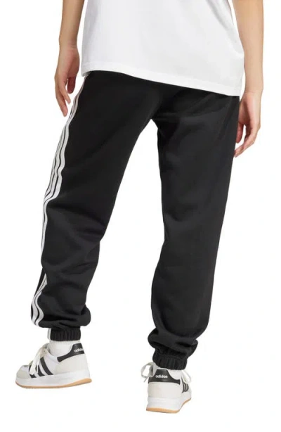 Adidas Originals Women's Iconic 3-stripes Track Pants In Black