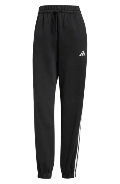 Adidas Originals Women's Iconic 3-stripes Track Pants In Black