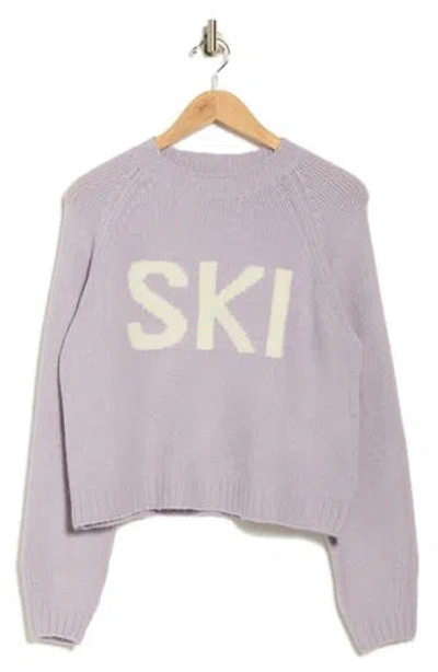 Rdi Ski Crewneck Sweater In Purple