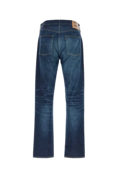 Levi's 501 Straight-leg Jeans In Light-wash Cotton In Blue