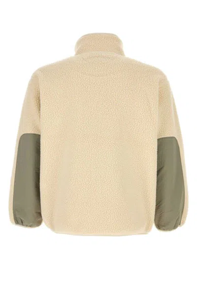 Maison Kitsuné Casual Fleece Zipped Jacket In Neutral