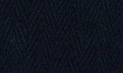 90 Degree By Reflex Herringbone Crop Pullover Sweatshirt In Blue