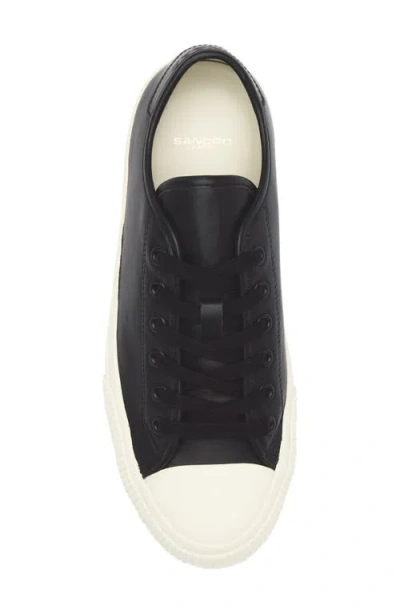Sandro Vulca Low Top Sneaker In Black