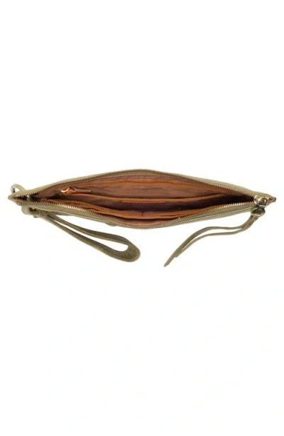 Hobo Vida Leather Wristlet In Nude
