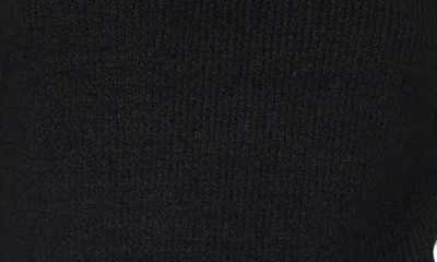 Cece Knit Crewneck Sweater In Black