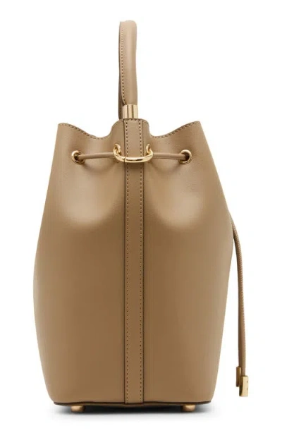 Anne Klein Medium Bucket Bag With Pouch In Brown
