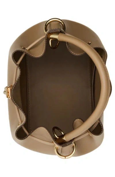 Anne Klein Medium Bucket Bag With Pouch In Brown