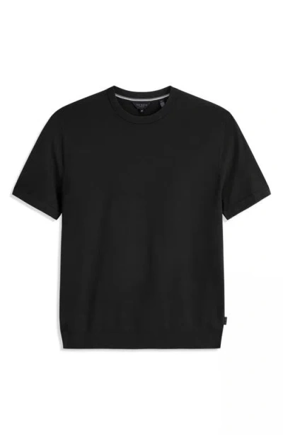 Ted Baker Blue Multi Modern Crewneck T-shirt In Black