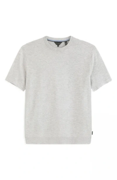 Ted Baker Modern Crewneck Sweater In Gray