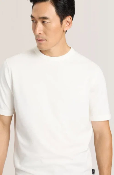 Ted Baker Modern Crewneck Sweater In White