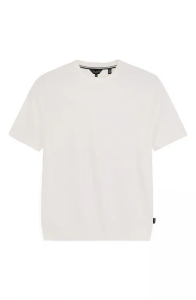 Ted Baker Modern Crewneck Sweater In White