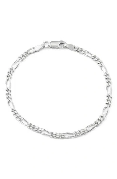 Fzn Curb Chain Bracelet In Silver