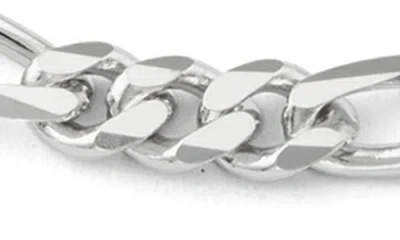 Fzn Curb Chain Bracelet In Silver