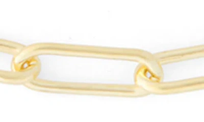Fzn Paper Clip Link Bracelet In Yellow