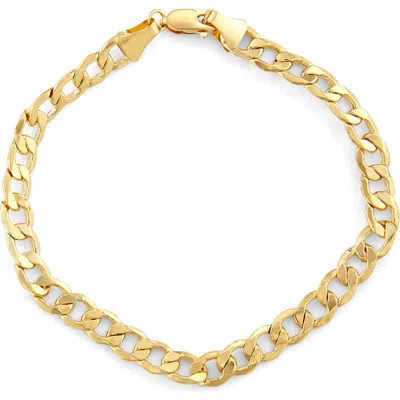 Fzn Curb Chain Bracelet In Yellow