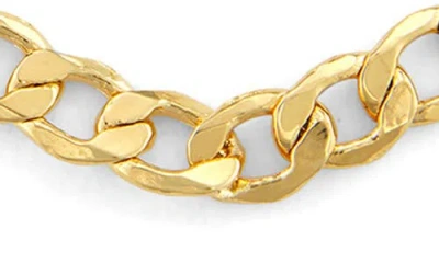 Fzn Curb Chain Bracelet In Yellow