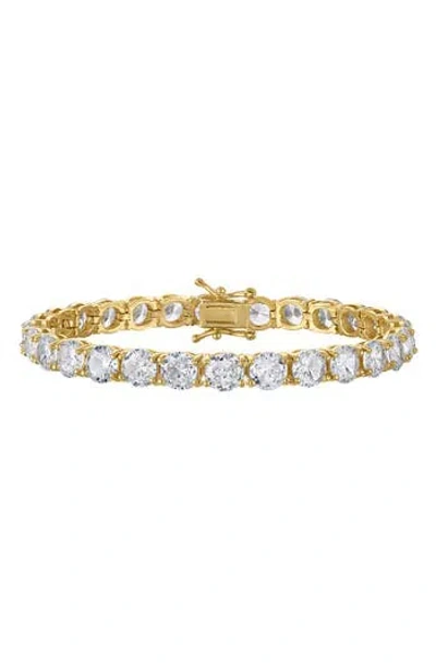 Fzn Cubic Zirconia Bracelet In Gold