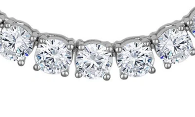 Fzn Cubic Zirconia Necklace In Silver