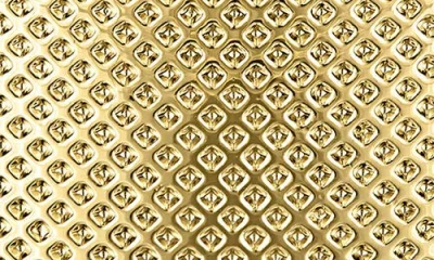 Fzn Textured Cuff Bracelet In Gold