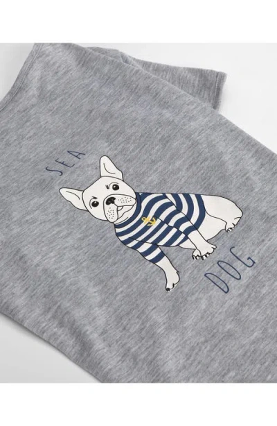 Barbour Sea Dog Pet T-shirt In Gray