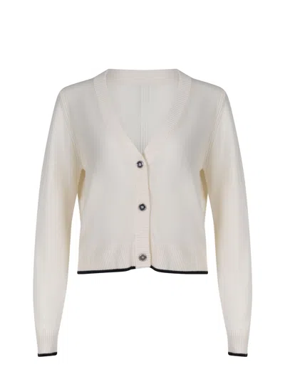 Pinko "stromboli" Cardigan In White