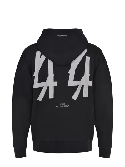 44 Label Group Cotton Sweatshirt With Logo In Black
