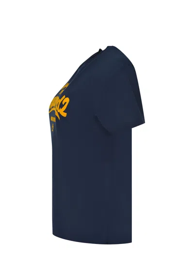Dsquared2 Short-sleeved T-shirt In Blue