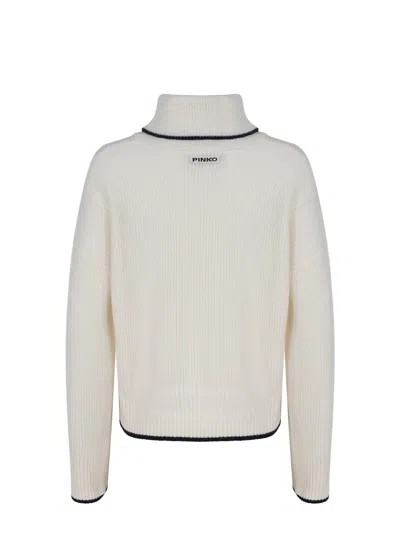 Pinko "folegandros" Sweater In Neutral