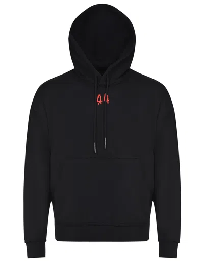 44 Label Group Black Drip Hoodie Sweatshirt In Blue