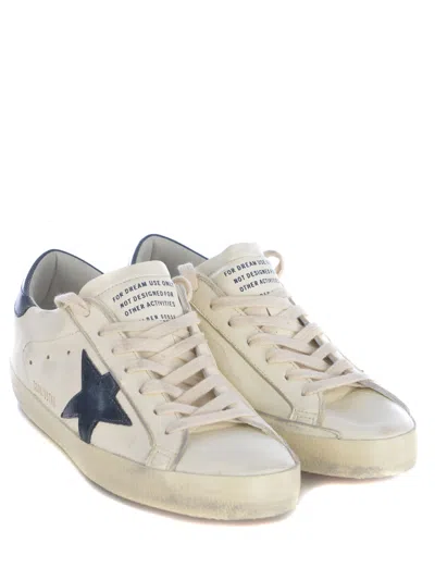 Golden Goose Deluxe Brand Men Multicolor Leather Super Star Sneakers In Black