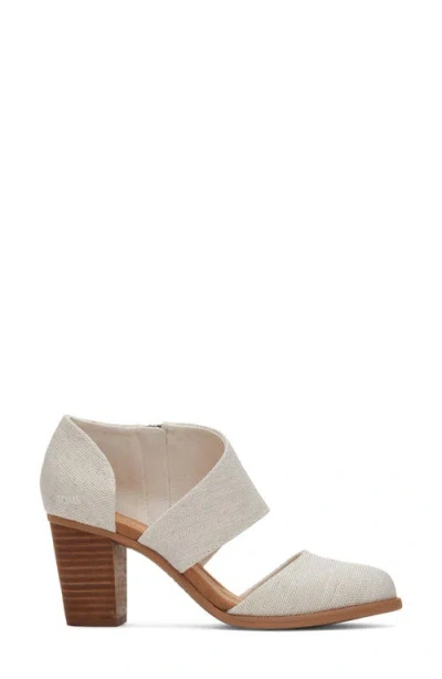 Toms Women's Milan Closed Toe Heel Sandals In White
