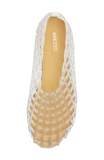 Arezzo Jada Jelly Ballet Flat In Multi