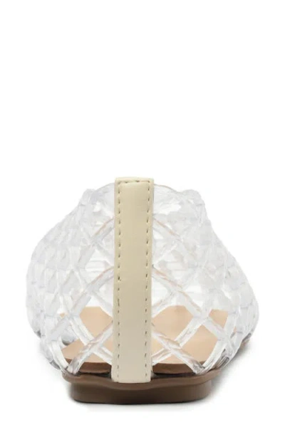 Arezzo Jada Jelly Ballet Flat In Multi