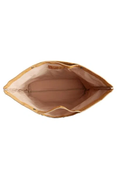 Martine Rose Fold Over Bag In Nude