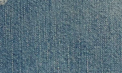 Martine Rose Padded Denim Jacket In Blue