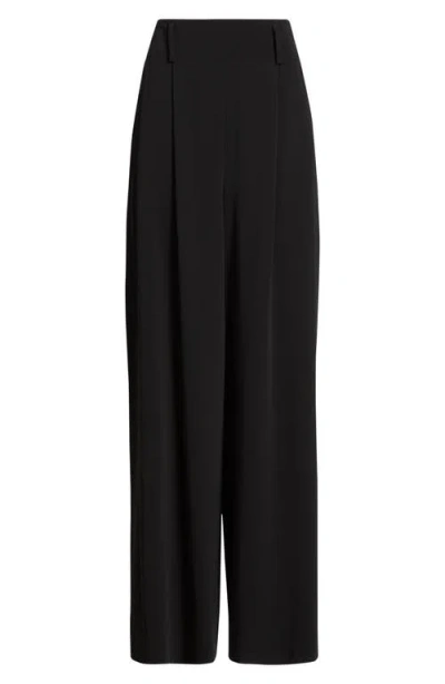 Akris Punto Pleated High Waist Trousers In Black