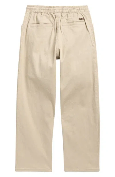 Volcom Kids' Freazy Elastic Waist Pants In Neutral