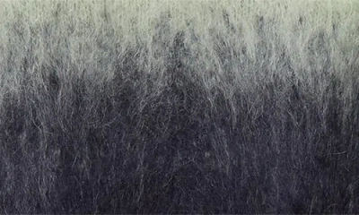 Jil Sander Brushed Mohair Blend Jacquard Crewneck Sweater In Blue