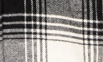 Joe's Hooded Plaid Shirt & Jeans Set In Black