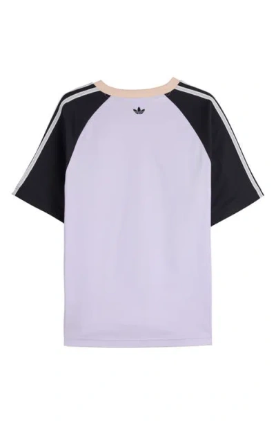 Adidas Originals Adidas X Wales Bonner Cali 3-stripes Cotton T-shirt In Purple