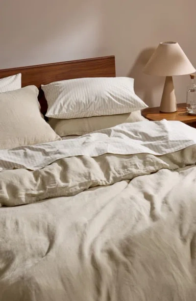 Parachute Cotton Percale Sheet Set In Gray