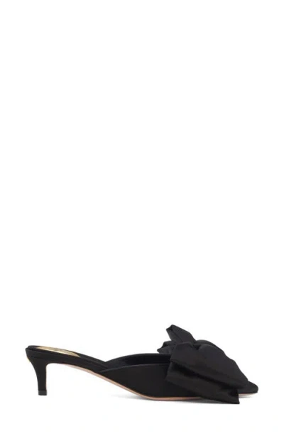 Valentino Garavani Yolande Bow Pointed Toe Mule Pump In Black
