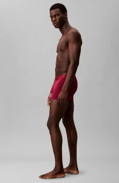 Calvin Klein 3-pack Stretch Modal Trunks In Brown