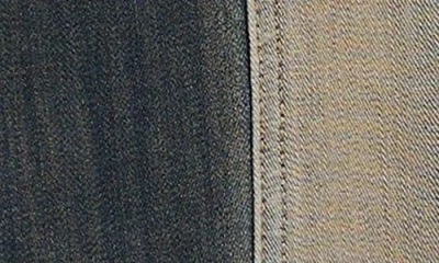 Tractr Kids' Colorblock Flare Leg Jeans In Brown