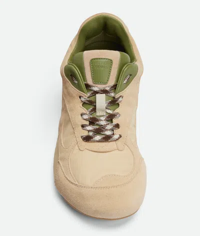 Bottega Veneta Orbit Leather-trimmed Suede And Shell Sneakers In Animal Print