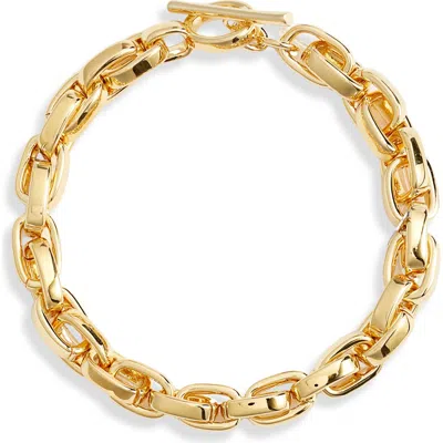 Nordstrom Demi Fine Chain Toggle Bracelet In Gold