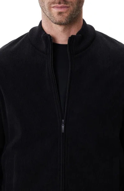 Robert Barakett Roydon Hybrid Corduroy Jacket In Black